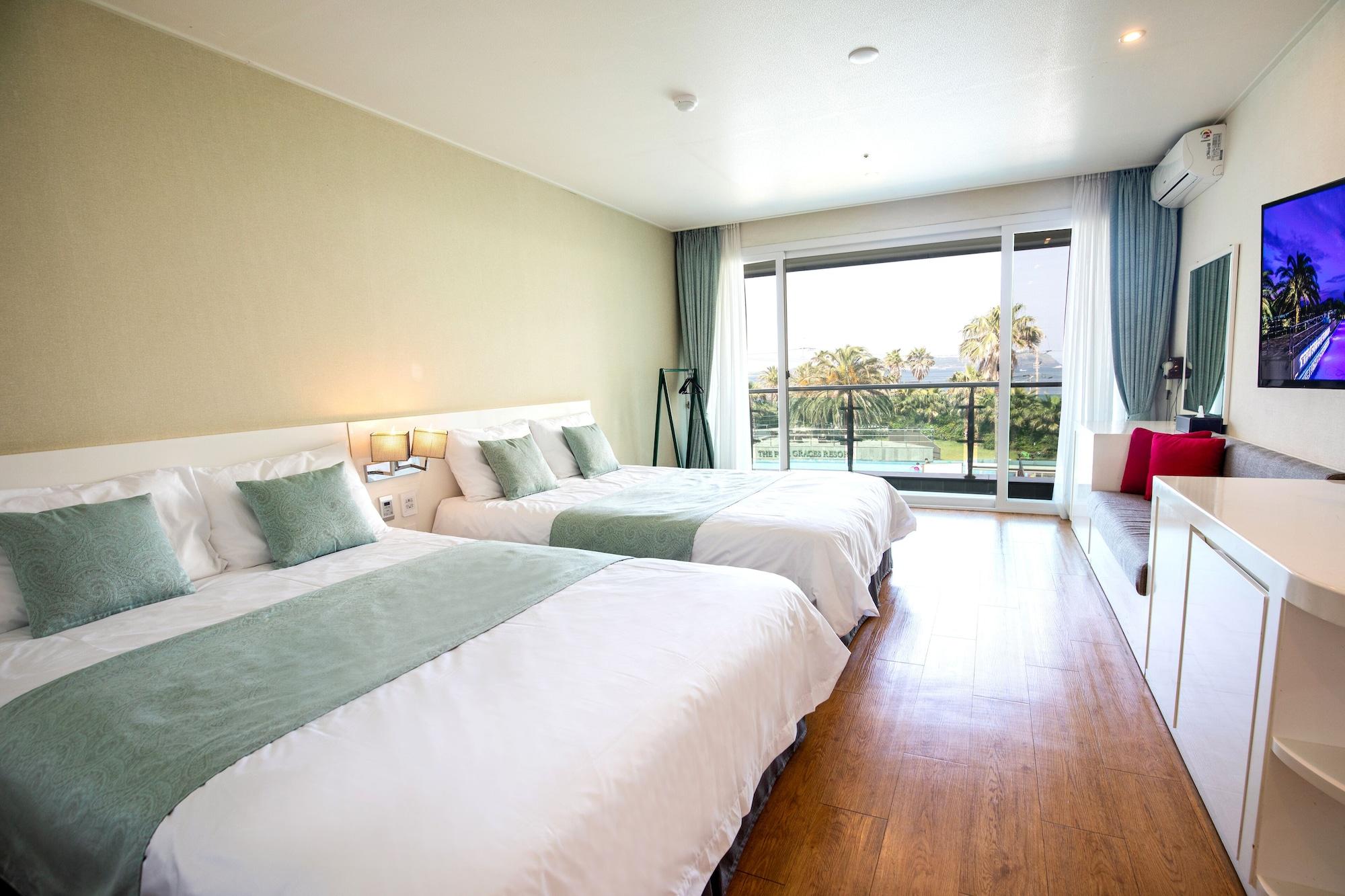 เดอะ โฟร์ เกรส รีสอร์ต Hotel เมืองเชจู ภายนอก รูปภาพ